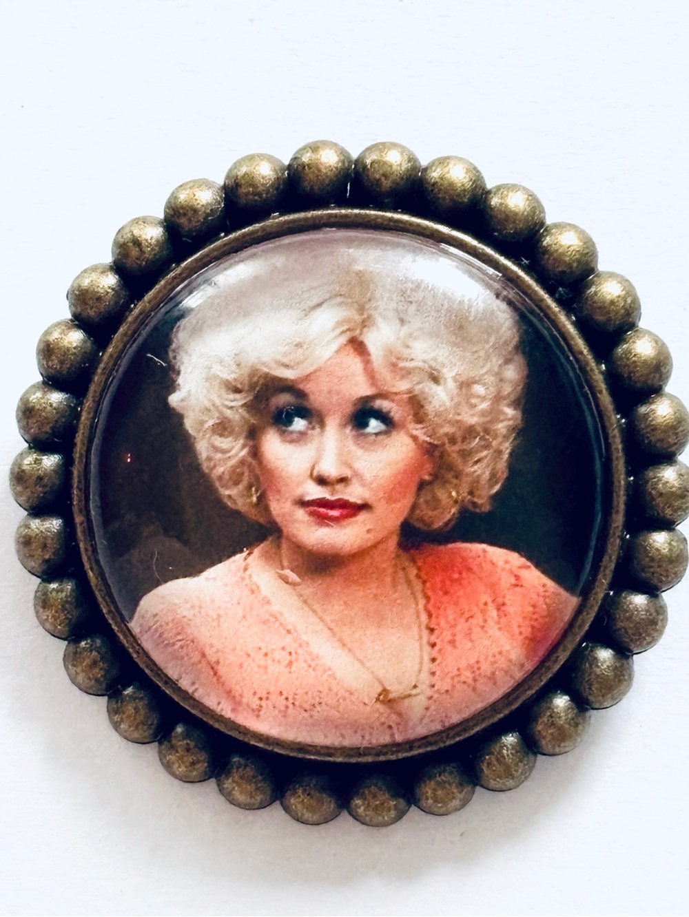 Dolly Parton Retro Brooch, NWT